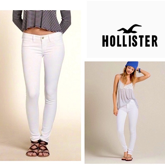 Hollister Denim - HOLLISTER Super Skinny white jeans